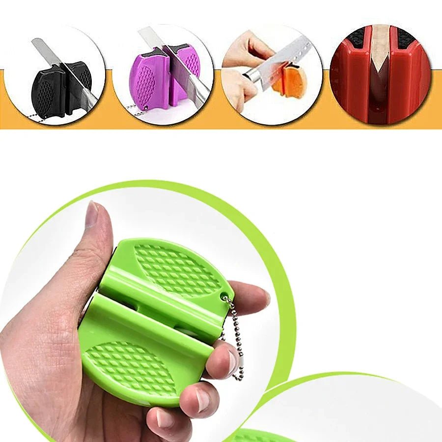 Compact Knife Sharpener for Outdoor & Kitchen
