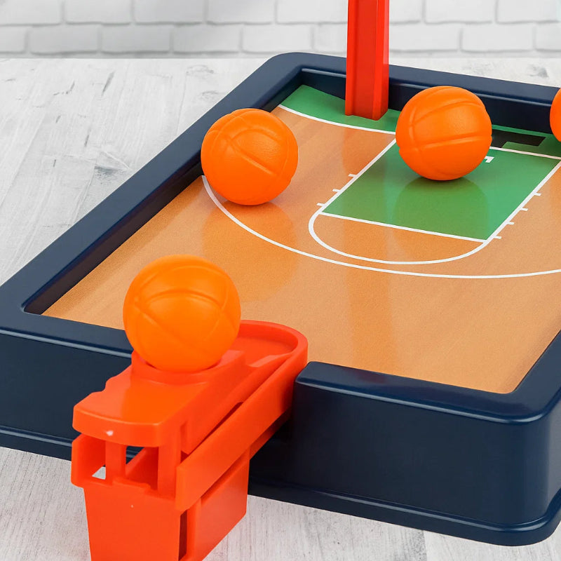 Portable Mini Basketball Game for Desk, Travel & Family Fun