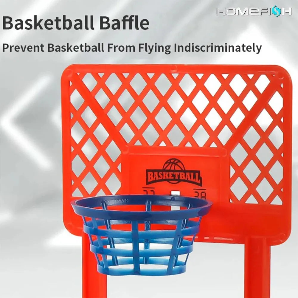 Portable Mini Basketball Game for Desk, Travel & Family Fun