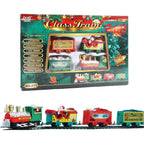 Electric Christmas Tree Train with Realistic Details and Quick Assembly