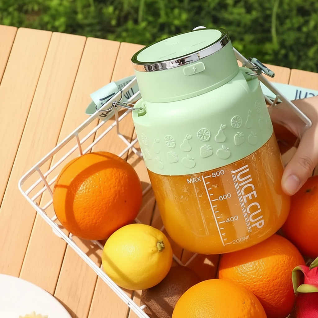 Compact mixer with 10-blade power for perfect smoothies