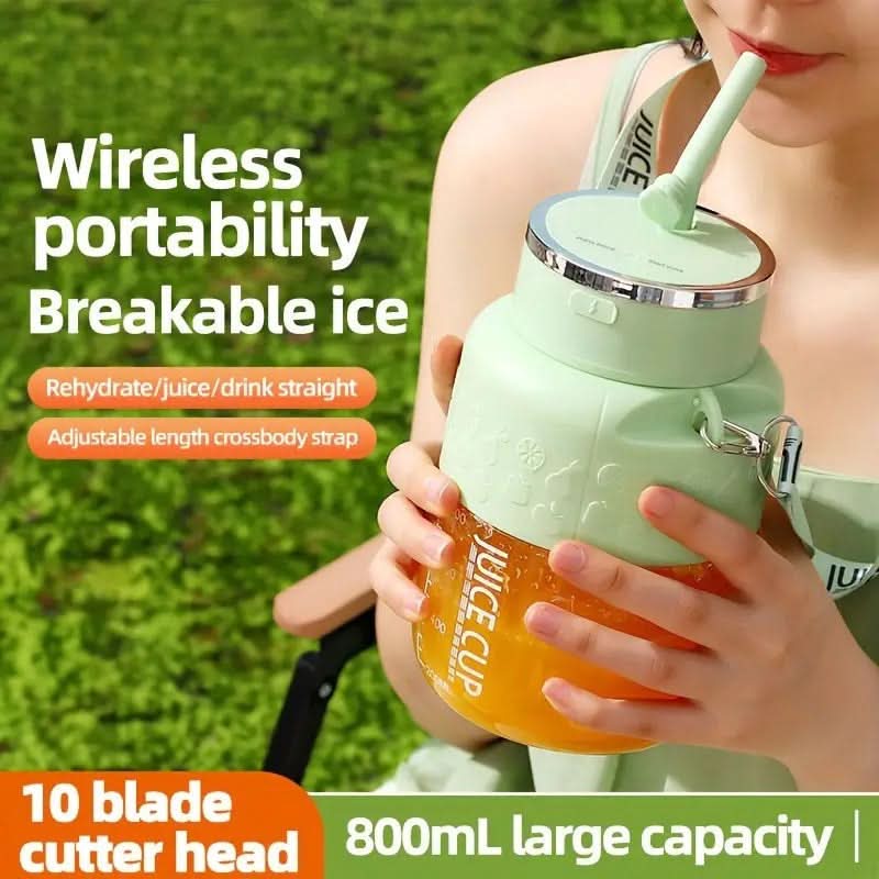 Compact mixer with 10-blade power for perfect smoothies