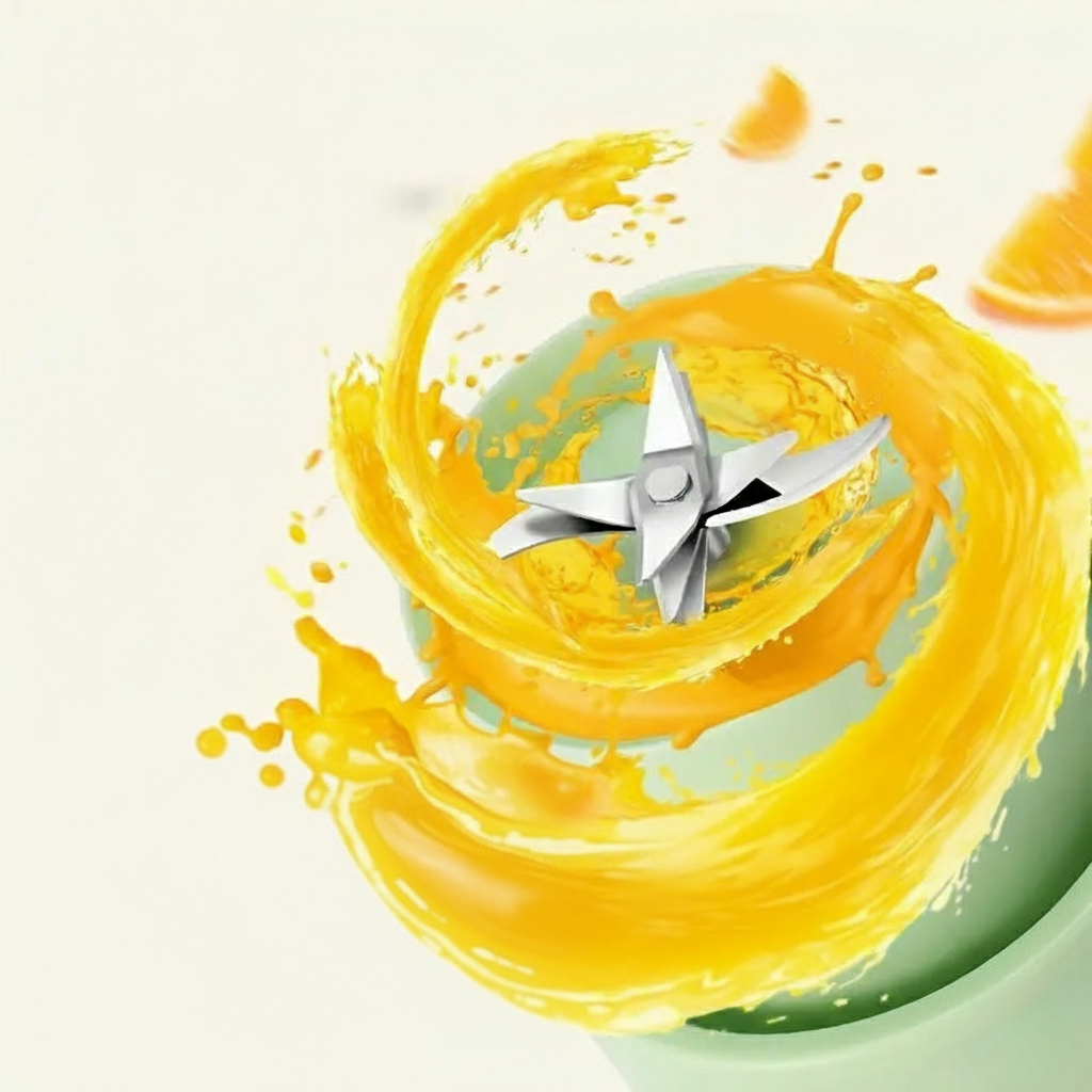 Compact mixer with 10-blade power for perfect smoothies