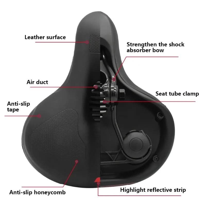 Breathable & Soft Bicycle Seat for Effortless Cycling