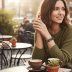 Music-inspired leather bracelet
