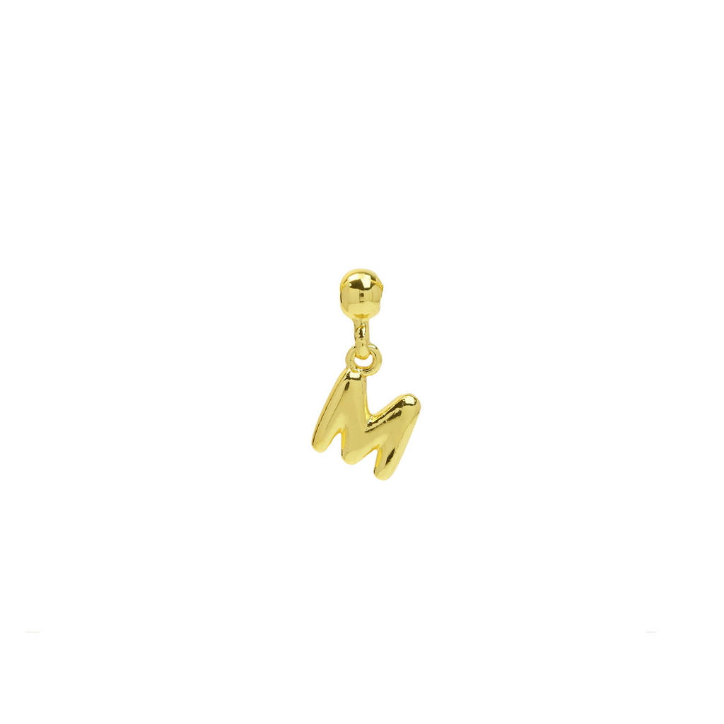 Dainty Satellite Bubble Letter Name Necklace