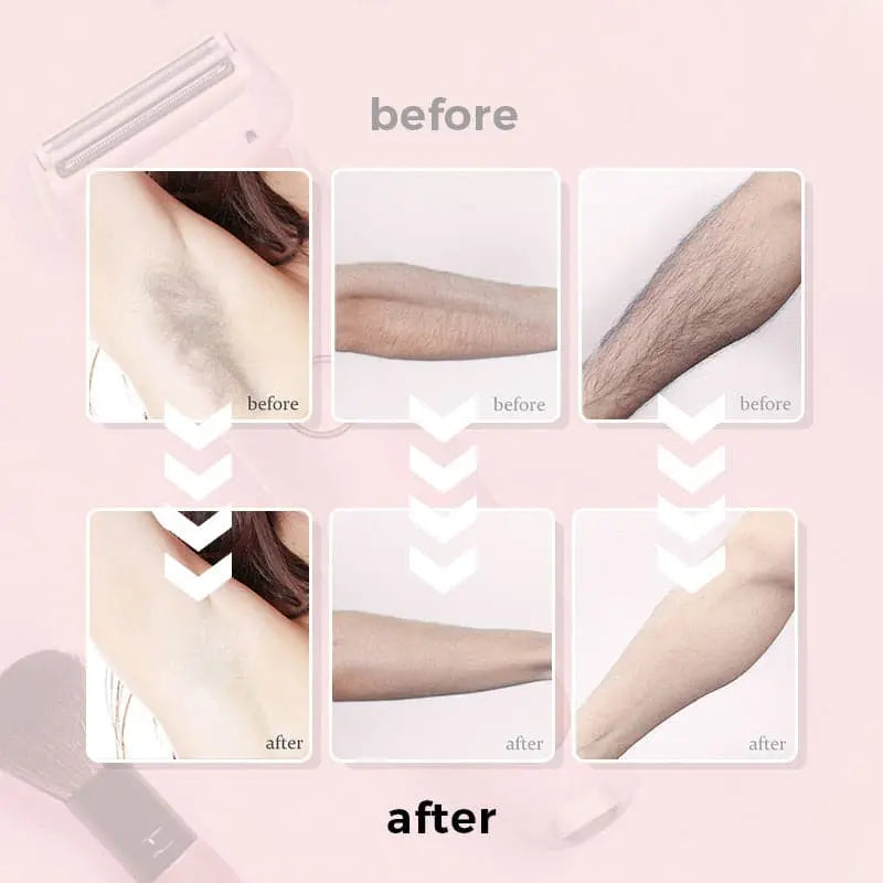 Effortless 2-in-1 Body Hair Razor for Smooth Skin
