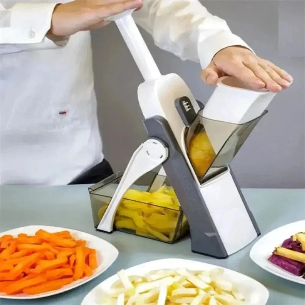 Effortless 5-in-1 vegetable slicer for quick and healthy meals