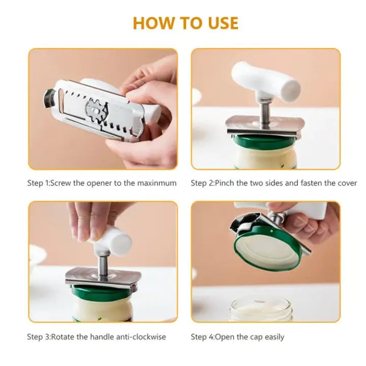 Effortless Arthritis Glass Opener – Adjustable and Durable