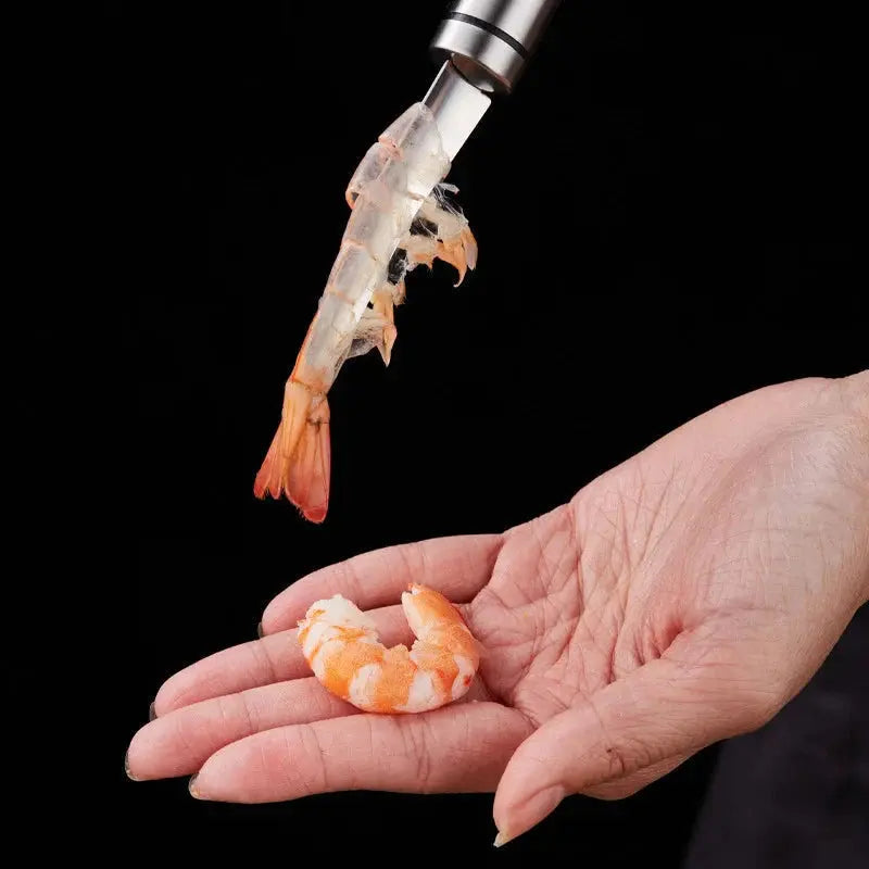 Stainless Steel Shrimp Peeler – Effortless & Clean Peeling