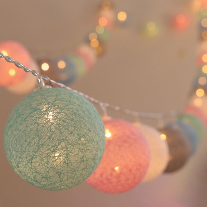 Ballton - Cotton glowing ball swing | Various color combinations