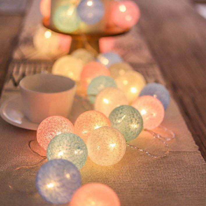 Ballton - Cotton glowing ball swing | Various color combinations