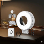 LumiClip Portable Selfie Ring Light with Clamp – Magnetic and Rechargeable