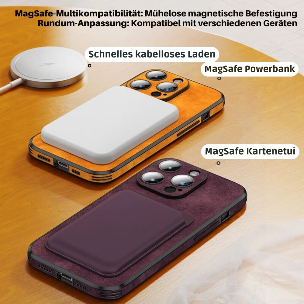 Deer - Luxury Leather iPhone Case with Stylish Design and Shockproof Protection