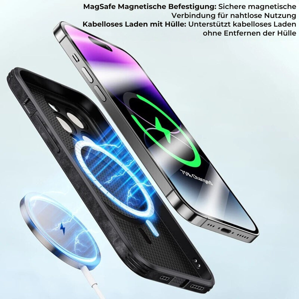 Deer - Luxury Leather iPhone Case with Stylish Design and Shockproof Protection