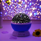 Star Projector Night Lamp with Rotatable Sky Design