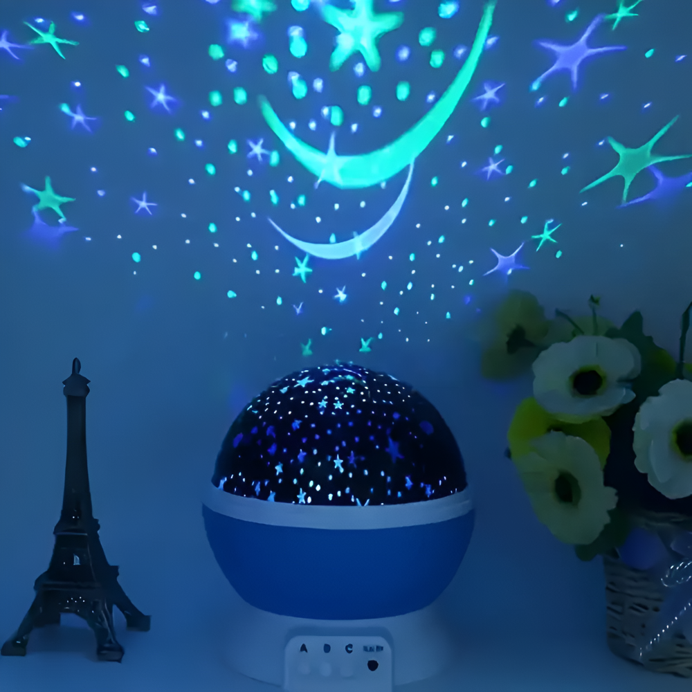 Star Projector Night Lamp with Rotatable Sky Design