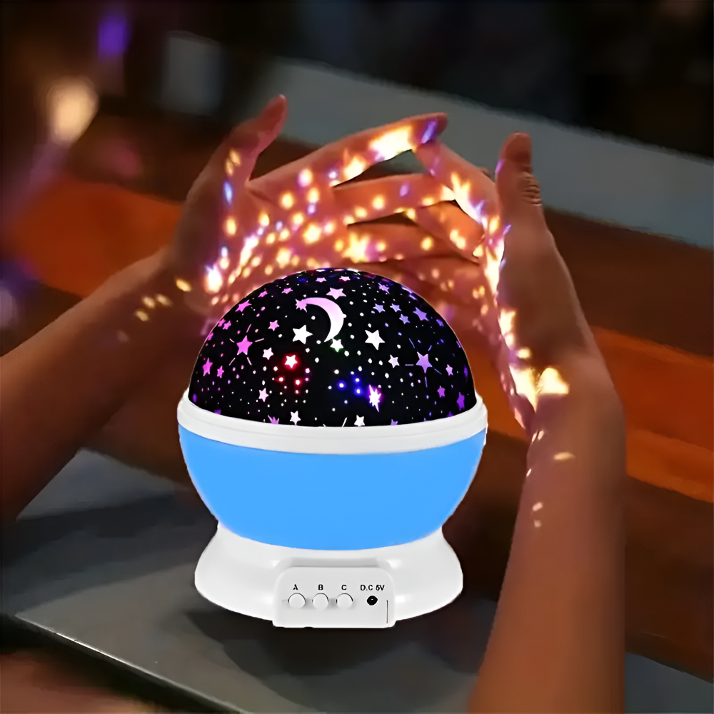 Star Projector Night Lamp with Rotatable Sky Design