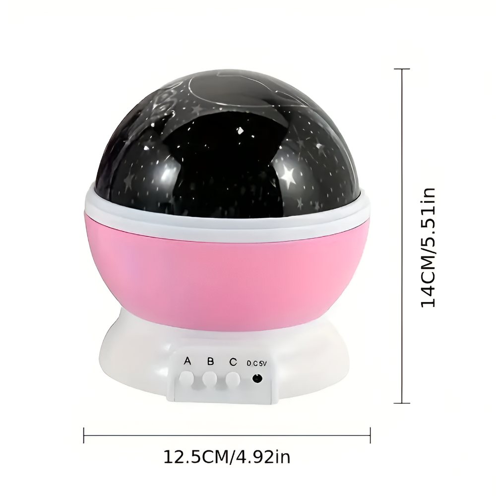 Star Projector Night Lamp with Rotatable Sky Design