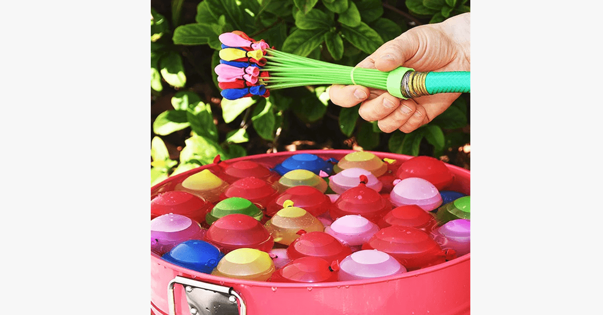 Magical 111-piece water balloon set for kids and adults