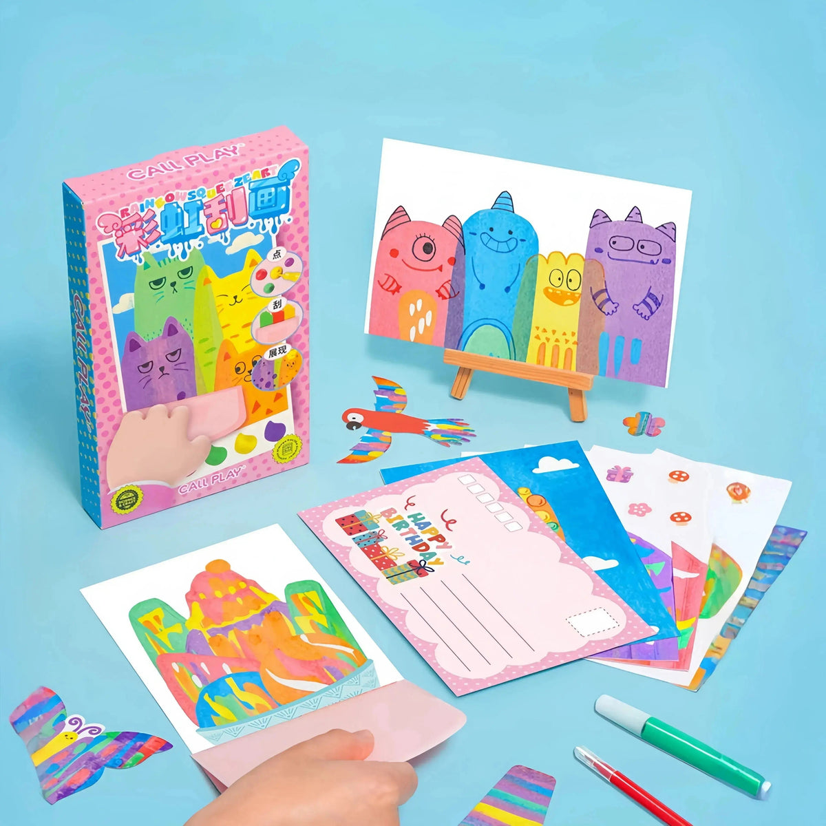Painting, scratching, marveling – creativity has never been this colorful!
