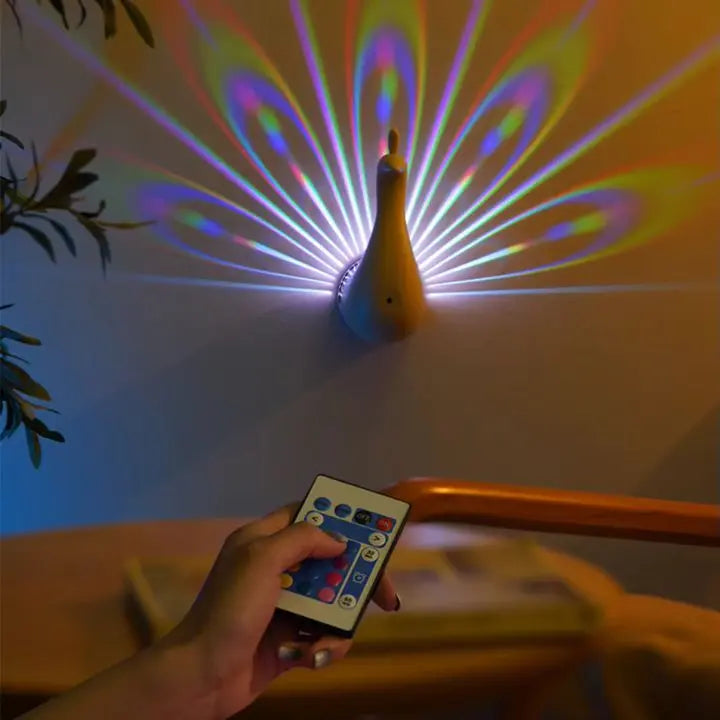 Magical Peacock Projection Lamp