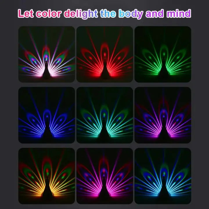 Magical Peacock Projection Lamp