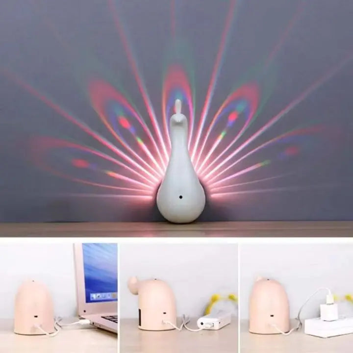 Magical Peacock Projection Lamp