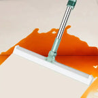 Magical Floor Mop – 2-in-1 Silicone Broom with 180° Redatable Head