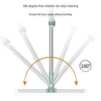 Magical Floor Mop – 2-in-1 Silicone Broom with 180° Redatable Head