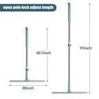 Magical Floor Mop – 2-in-1 Silicone Broom with 180° Redatable Head