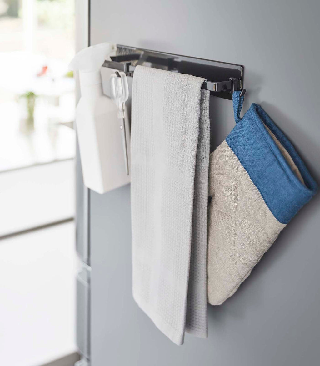 Magnetic Kitchen Towel Holder - Stainless Steel