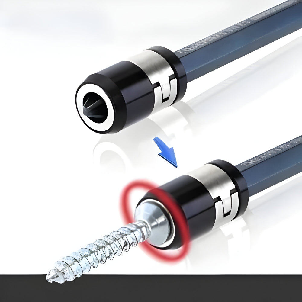 Magnetic Screwdriver Bit Holder Ring for Secure Screwdriving