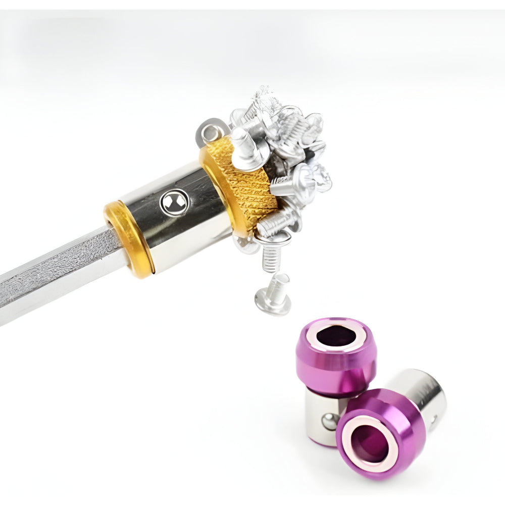 Magnetic Screwdriver Bit Holder Ring for Secure Screwdriving