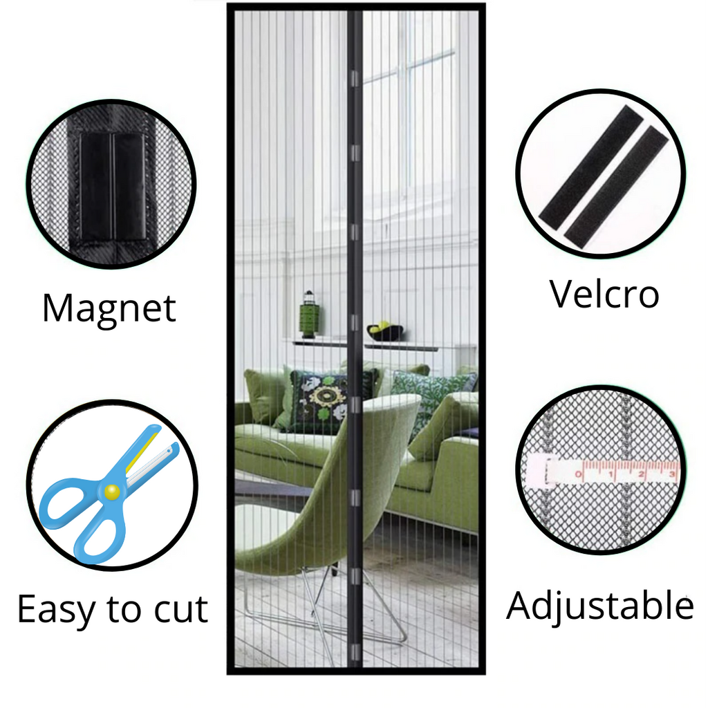 Magnetic Mosquito Net for doors