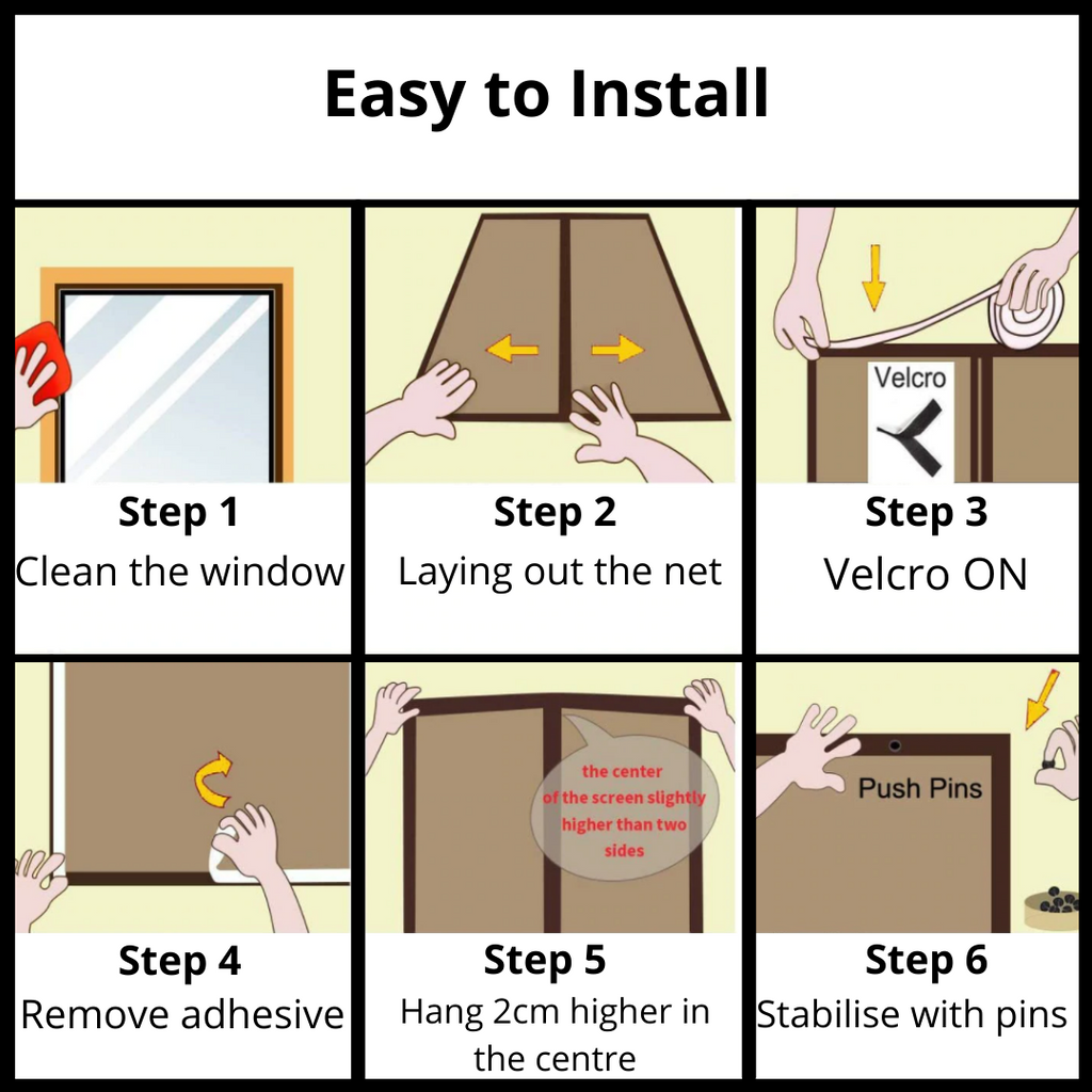 Magnetic Mosquito Net for doors