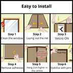 Magnetic Mosquito Net for doors