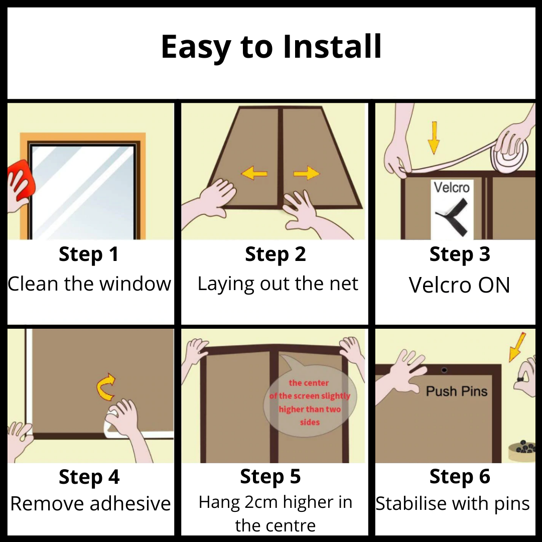 Magnetic Mosquito Net for doors