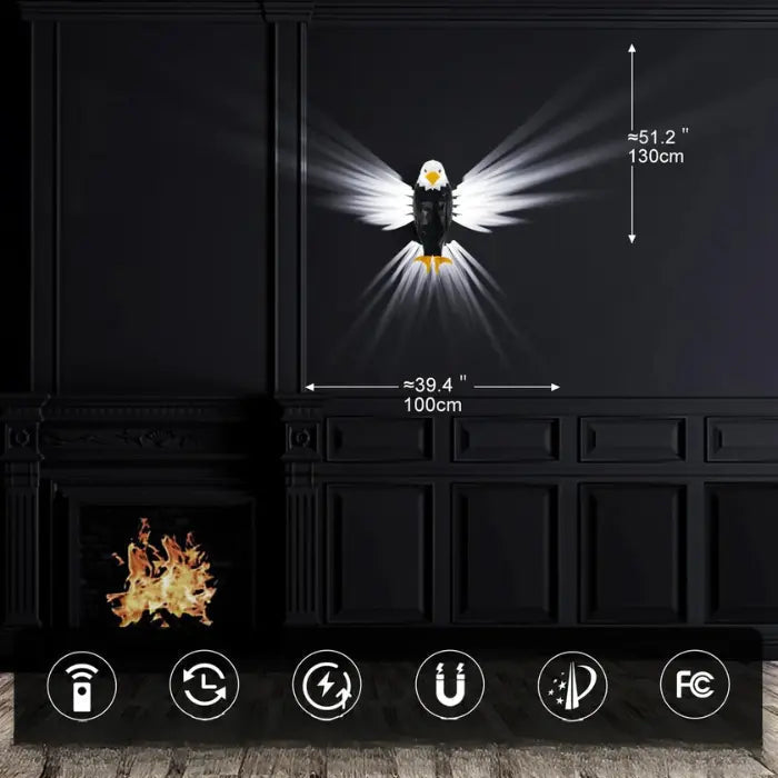 Magnetic Eagle Wall Lamp