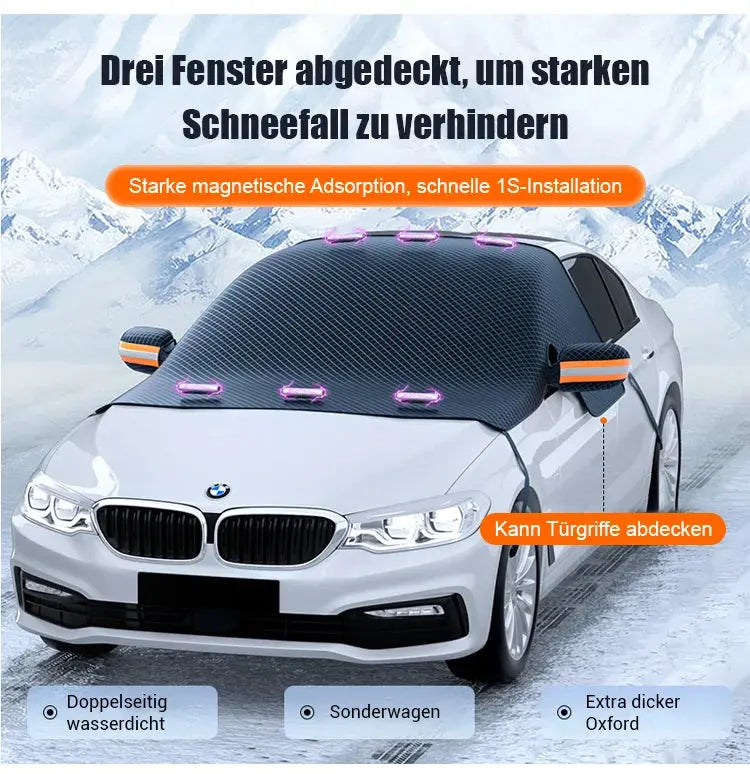 Magnetic Car Snow Cover – Year-Round PRedection, Easy to Install