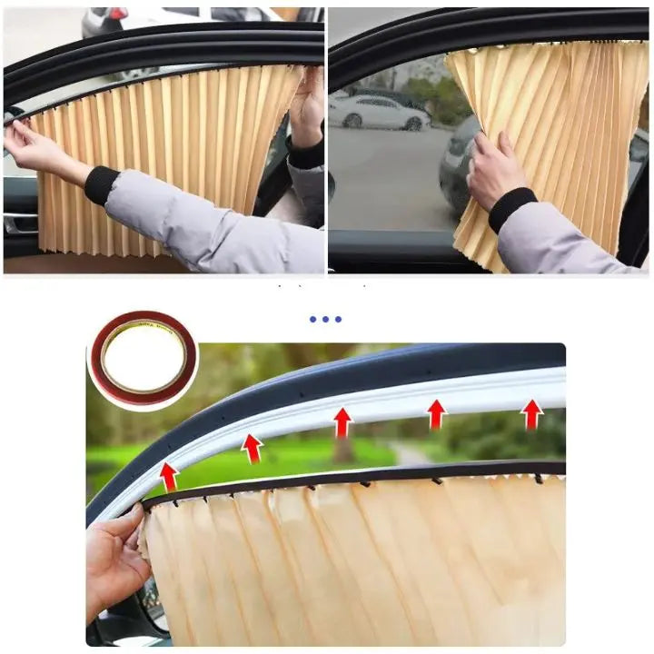 Magnetic Car Sunshade Film – Visibility & Heat PRedection
