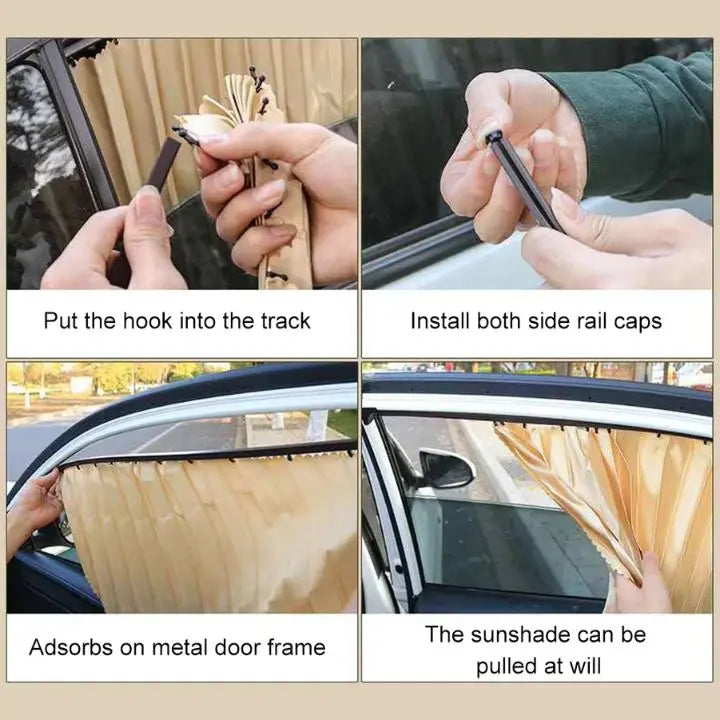 Magnetic Car Sunshade Film – Visibility & Heat PRedection