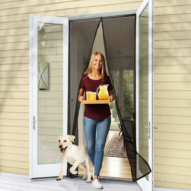 Magnetic Insect Screen Door — Hands-Free Insect PRedection with Easy Installation