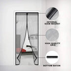 Magnetic Insect Screen Door — Hands-Free Insect PRedection with Easy Installation