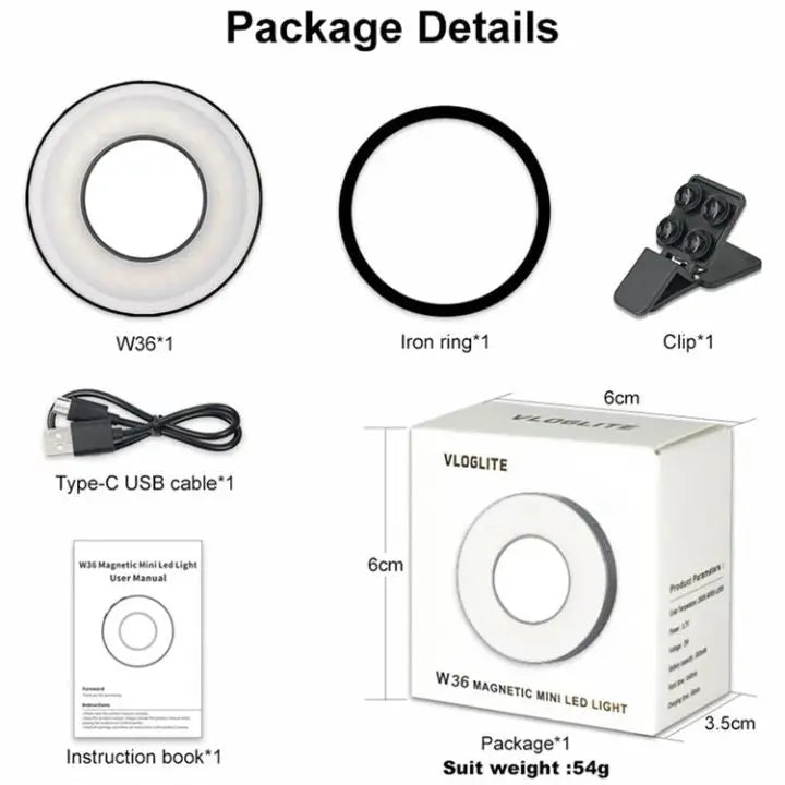 Magnetic Phone Lamp | Portable LED for Perfect Lighting