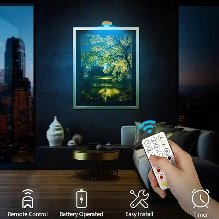 Magnetic LED Picture Light – Perfectly staging your works