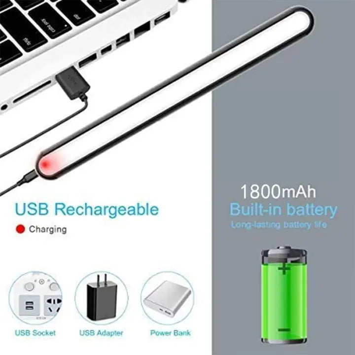 Magnetic LED Touch Lamp – elegant, rechargeable & compact