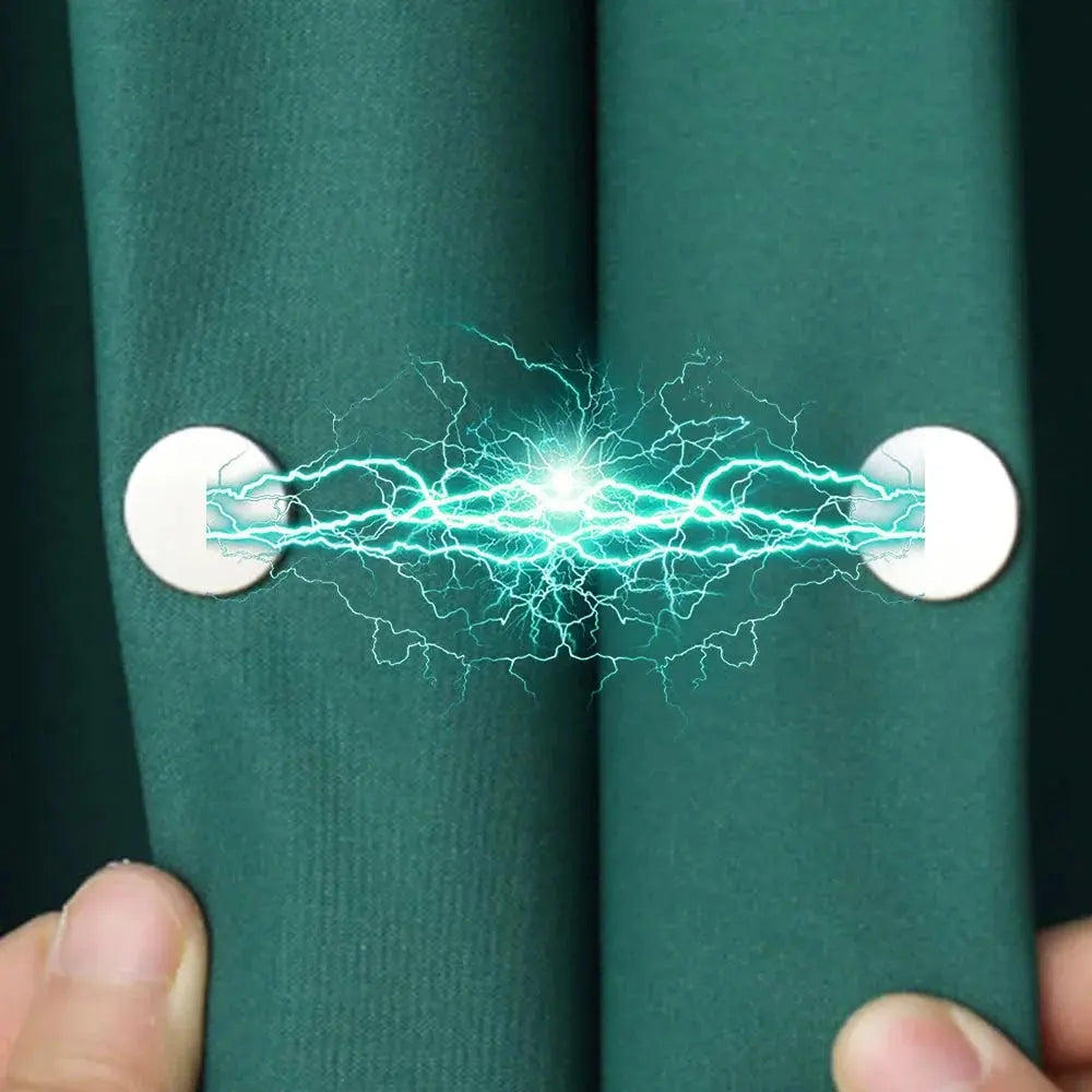 Magnetic Curtain Clips — Light Blocking Alloy Clips