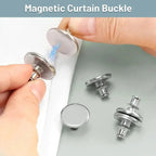 Magnetic Curtain Clips — Light Blocking Alloy Clips