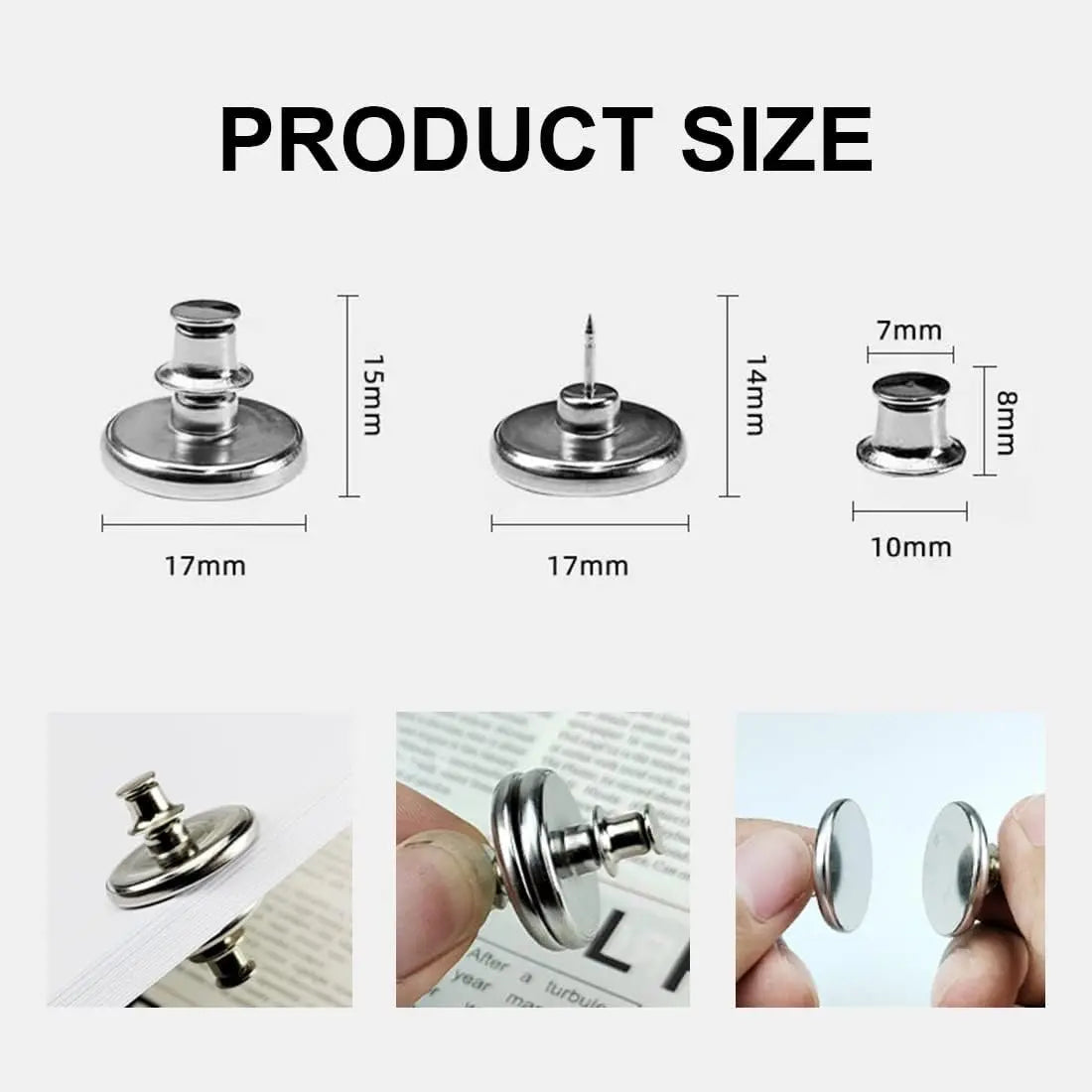 Magnetic Curtain Clips – Lightproof Clips made of Durable Alloy